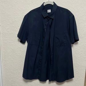 Black Armani collezioni casual shirt.